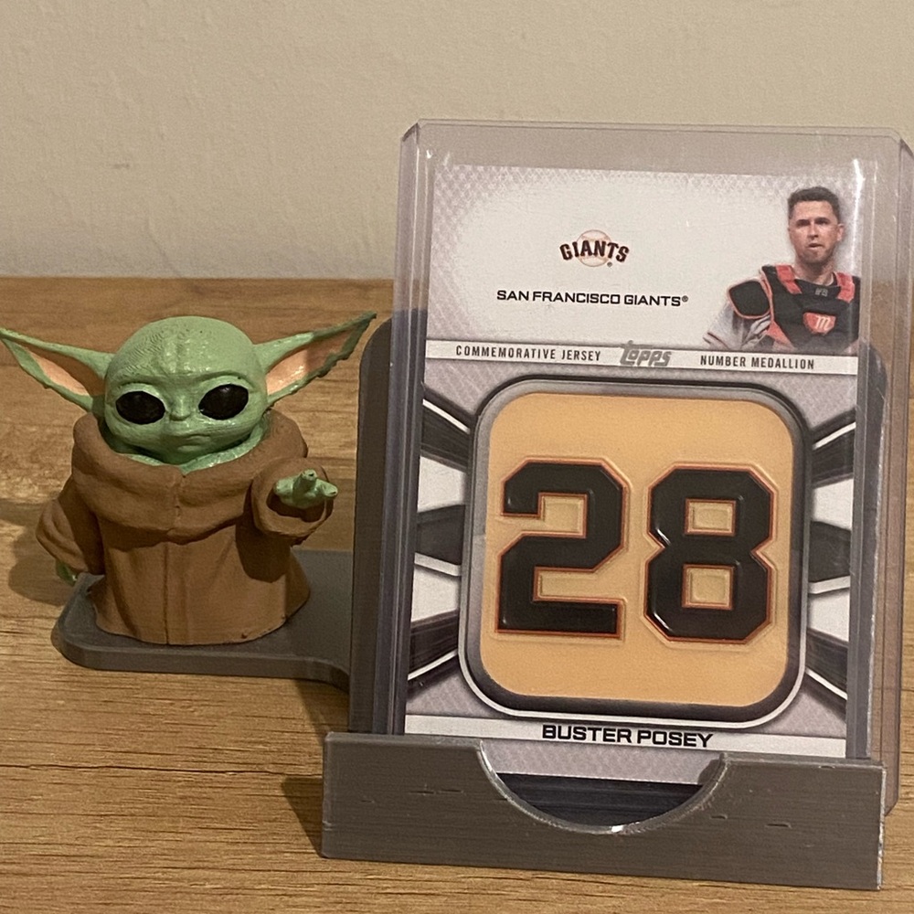 2022 Topps Buster Posey Player #JNM-BP Jersey Number Medallion Relics Giants.